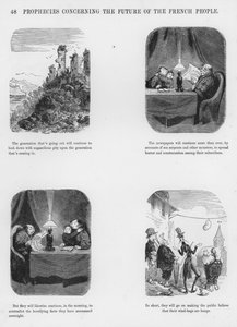 Humorvolle und groteske Skizzen von Gustave Doré (Gravur) von Gustave Dore