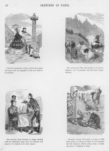 Humorvolle und groteske Skizzen von Gustave Doré (Gravur) von Gustave Dore