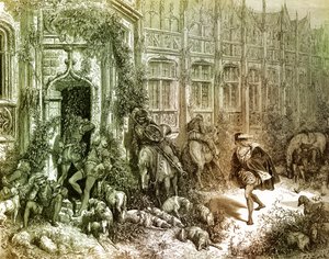 Dornröschen (Stich) von Gustave Dore