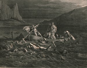 Sobald beide eingeschifft sind, die Wellen schneidend, ca. 1890