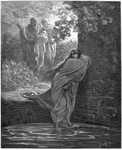 Susanna im Bade: Illustration von Gustave Doré (1832-1883) für die Bibel von Gustave Dore