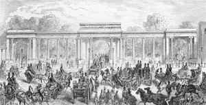 Der Eingang zum Hyde Park, aus 