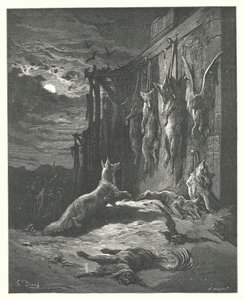 Die Fabeln von La Fontaine: Der englische Fuchs von Gustave Dore
