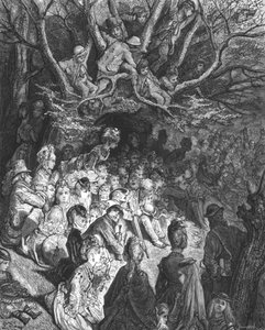 Das Flussufer - Unter den Bäumen, 1872
