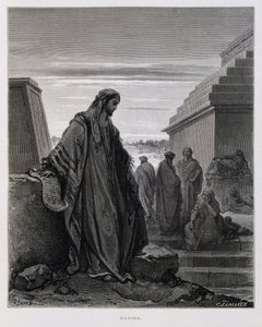 Der Prophet Daniel, Illustration aus der Dore-Bibel von Gustave Dore