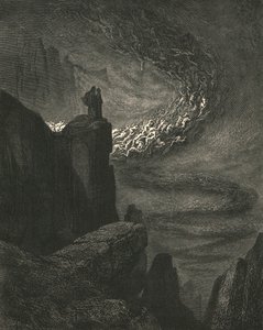 Der stürmische Hauch der Hölle treibt die Geister mit rastloser Wut voran, ca. 1890