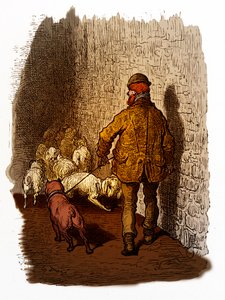 Londoner Docks im viktorianischen Zeitalter (Stich) von Gustave Dore