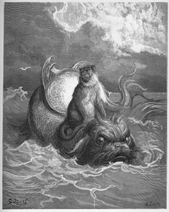 Affen und Delfin - aus "Fabeln" von Jean de La Fontaine