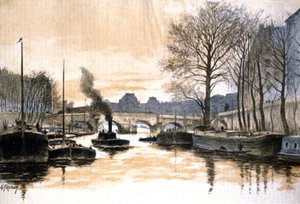 Paris, Seine und die Pont Neuf