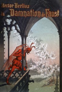 Die Verdammnis von Faust, ca. 1900 (Illustration)