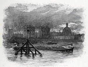 Ansicht des Wasserkrans von Quai d