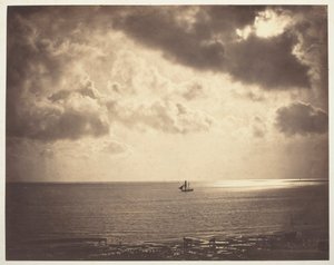 Brigg auf dem Wasser, 1856 von Gustave Le Gray