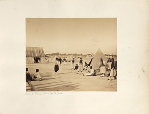 Camp de Châlons: Zuaven der Kaiserlichen Garde von Gustave Le Gray