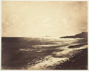 Mittelmeer mit dem Berg Agde von Gustave Le Gray