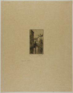 Kanal in Venedig von Gustave Leheutre