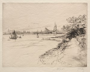 Die Klippe von Orbigny von Gustave Leheutre