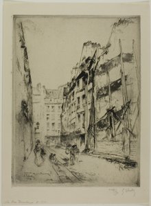 Die Rue Domat, Paris von Gustave Leheutre