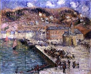 Der Fischmarkt von Gustave Loiseau