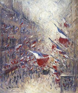 Der vierzehnte Juli in Paris von Gustave Loiseau