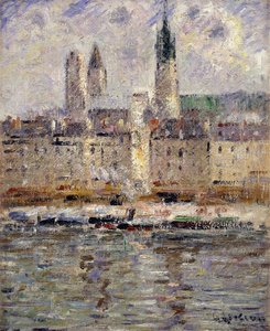 Blick auf Rouen, 1927