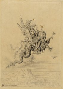 La Peri (Mythologisches Thema) von Gustave Moreau