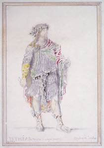 Pythéas, Verschwörer und betrunkener Parasit, Charakter aus Opéra de Sapho von Gustave Moreau