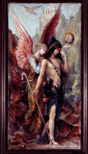 Die Stimmen. Gemälde von Gustave Moreau (1826-1898) vor 1889. Paris, Arts Décoratifs