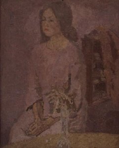 Mädchen in Rosa, ca. 1918