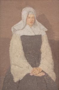 Porträt einer jungen Nonne, ca. 1918-19