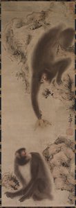 Affen, ca. 1800 von Gyokutei Katsu