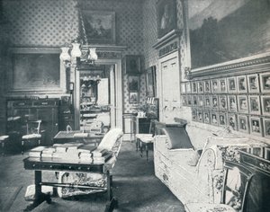 Ankleidezimmer des Prinzgemahls im Buckingham Palace, ca. 1899, 1901