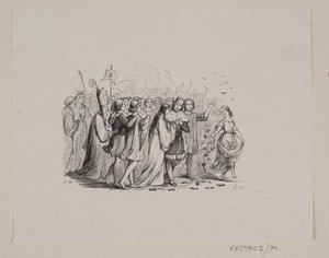 Illustration zu "Die wilden Schwäne" in H.C. Andersen, "Märchen und Geschichten", Band 1 von H.P. Hansen