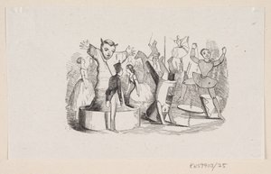 Illustration zu "Der standhafte Zinnsoldat" in H.C. Andersen, "Märchen und Geschichten", Band 1 von H.P. Hansen