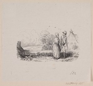 Illustration zu "Der Flachs" in H.C. Andersen, "Märchen und Geschichten", Band 2