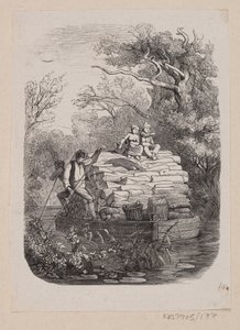 Illustration zu "Ib und kleine Christine" in H.C. Andersen, "Märchen und Geschichten", Band 2 von H.P. Hansen