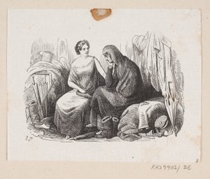 Illustration zu "Lykkens Kalosker" in H.C. Andersen, "Märchen und Geschichten", Band 1