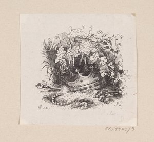 Illustration zu "Die Prinzessin auf der Erbse" in H.C. Andersen, "Märchen und Geschichten", Band 1
