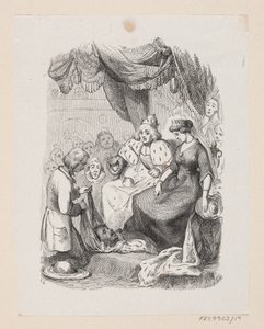 Illustration zu "Reisekammeraten" in H.C. Andersen, "Märchen und Geschichten", Band 1 von H.P. Hansen
