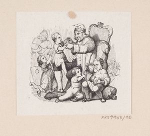 Illustration zu "Reisekammeraten" in H.C. Andersen, "Märchen und Geschichten", Band 1 von H.P. Hansen