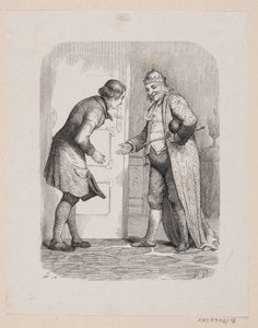 Illustration zu "Reisekammeraten" in H.C. Andersen, "Eventyr og Historier", Band 1 von H.P. Hansen