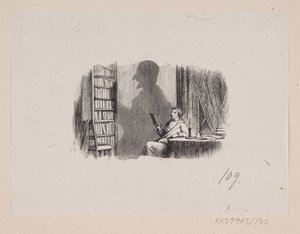 Illustration zu "Skyggen" in H.C. Andersen, "Eventyr og Historier", Band 2