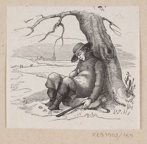 Illustration zu "Unter dem Weidenbaum" in H.C. Andersen, "Märchen und Geschichten", Band 2