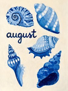 Blaue Augustmuscheln