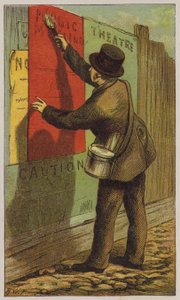 Plakatkleber von H.W. (after) Petherick