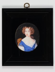 Lady Catherine Cavendish (Aquarell auf Pergament) von H. Byrne