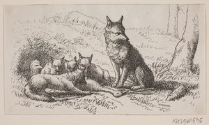 Illustration zu: "Hr. Mikkel" von H. C. Henneberg