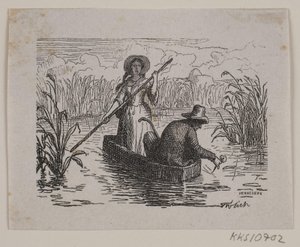 Illustration zu T. A. Becker, "Der Ring auf Hastrup" von H. C. Henneberg
