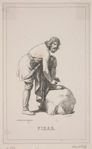 Vidar. Illustration zu Fabricius