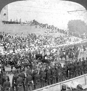 Prozession der Maharadschas, Delhi, Indien, 1912
