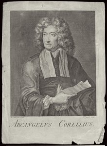 Arcangelo Corelli (1653-1713) graviert von Van der Gucht von H. Howard